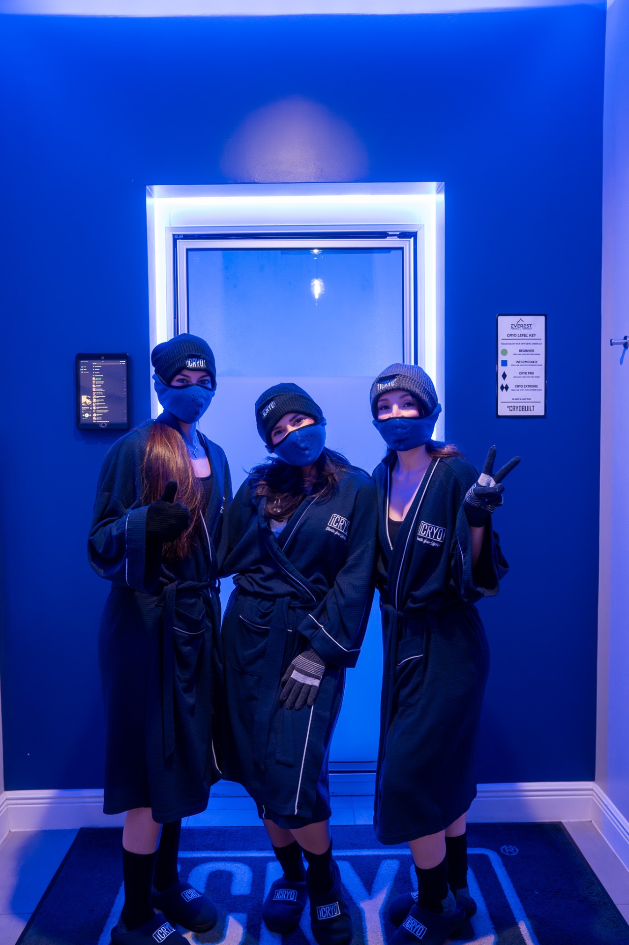 iCRYO One Loudoun guest during a cryotherapy session